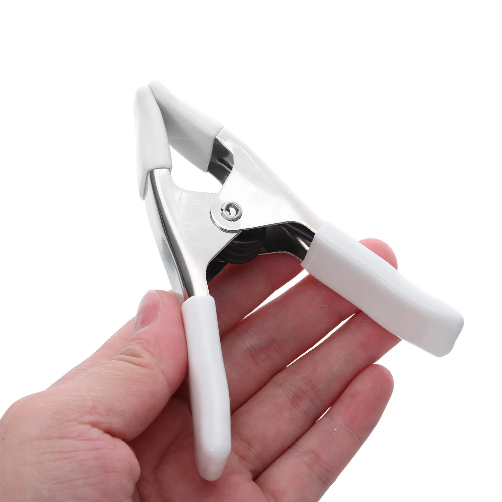 

3pcs Spring Clamps Heavy Duty Plastic Woodworking PVC Protective Cover Nonslip Grip for DIY Photography Model Making Large