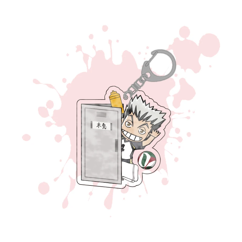 Game Haikyuu!! Shoyo Hinata Tobio Kageyama Cosplay Acrylic Pendant Keychain Kozume Kenma  Ambitus  Anime