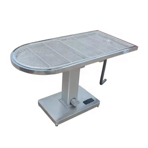 

USMILEPET Adjustable Stainless Steel Veterinary Surgical Pet Treatment Table for Animal Electric Lifting Disposal Platform