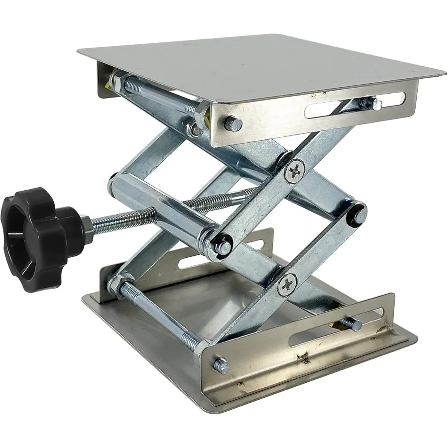 

Mini Scissor Jack Stainless Steel Lift Table for Precision Adjustments in Laboratory and Industrial Applications Compact 4x4x6