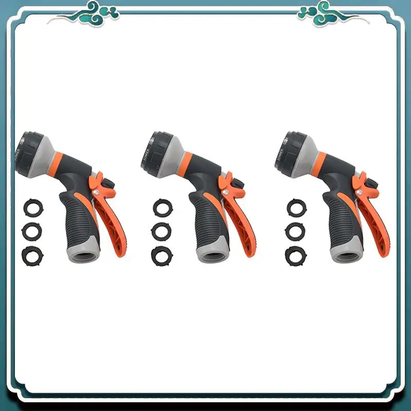 

A67K-4X Hose Nozzle Garden Hose Nozzle Hose Spray Nozzle Leak Free High Pressure Heavy Duty 8 Pattern