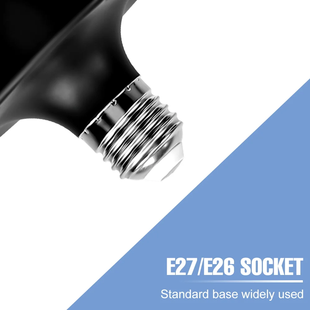 400 واط LED مصباح المرآب 220 فولت طوي تشوه لمبة E26/E27 ورشة عمل مصباح 110 فولت سطوع عالية موقف للسيارات مصابيح السقف #6