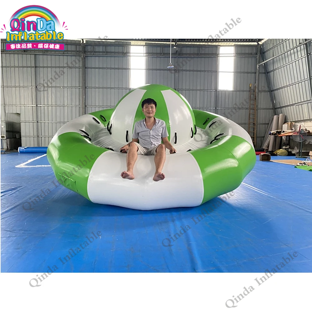 Free Shipping Crazy UFO Inflatable Water Disco Boat For Ocean Gemes