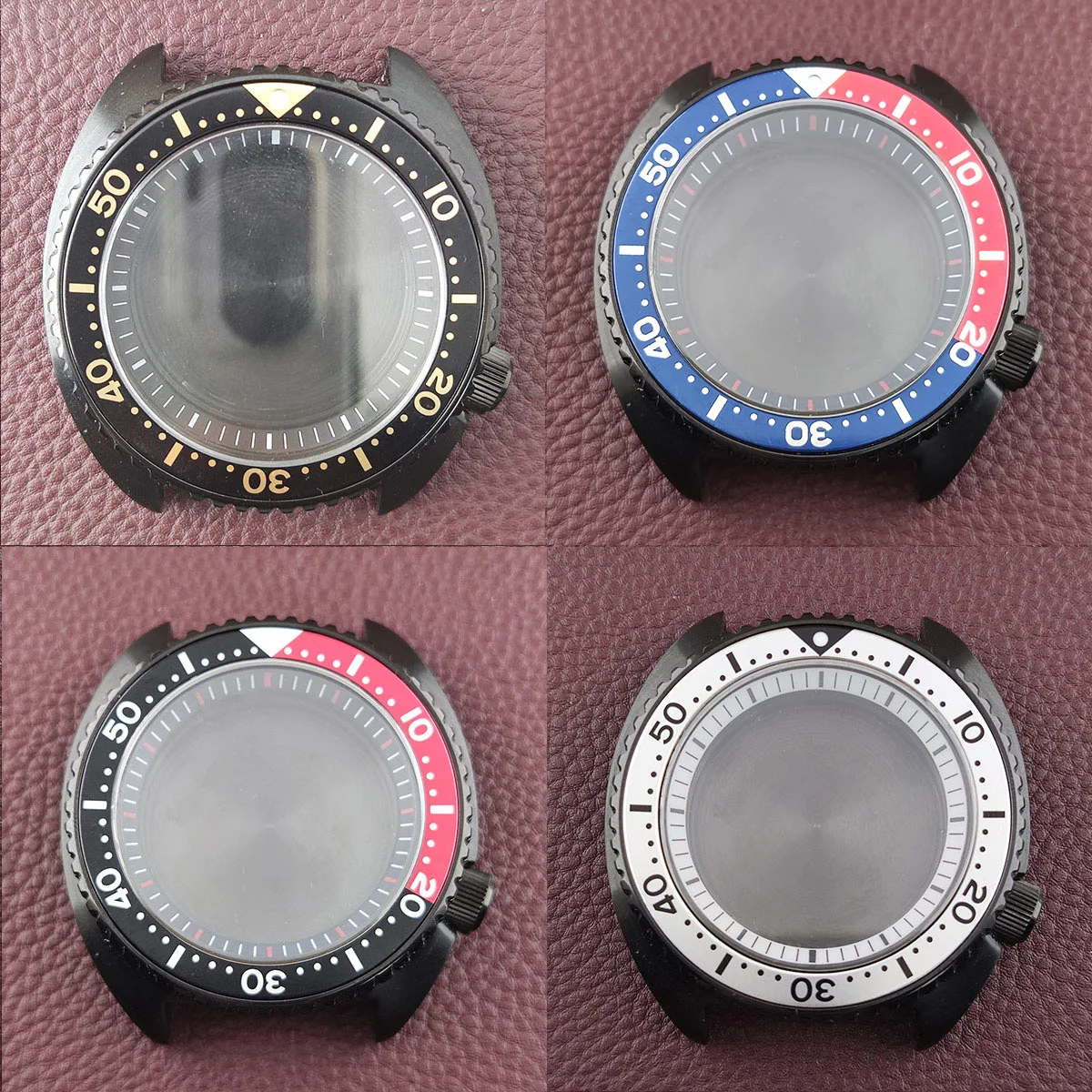 

42.5mm nh35 Case Stainless Steel nh35 watch Case NH36 case nh35 Movement With Bezel Sapphire Glass Diver Watch Accessories parts