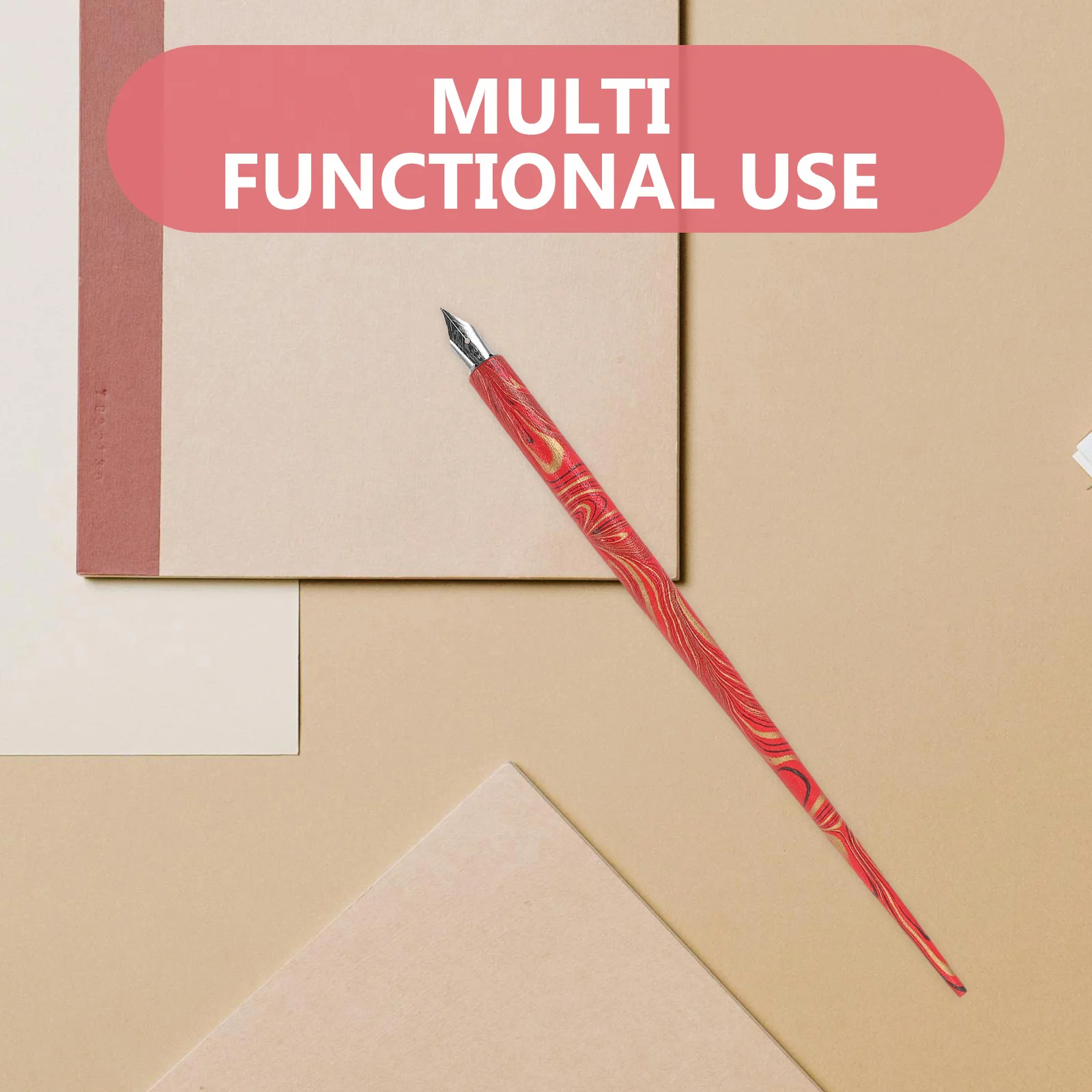 1 conjunto de suprimentos de caligrafia para iniciantes, pontas de escrita suaves e amigáveis, opções de haste dupla, portátil, durável para vários estilos