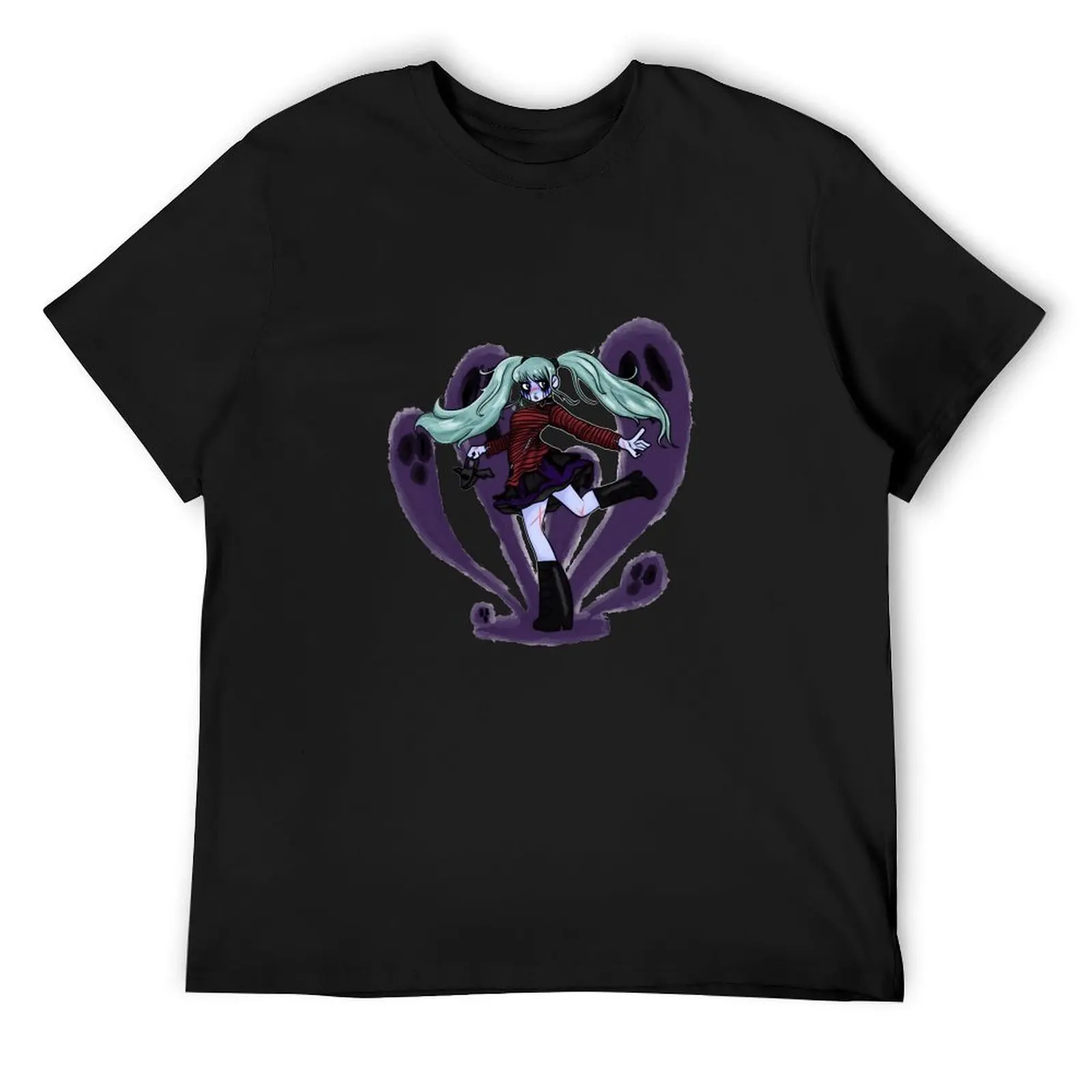 goth ghoul T-Shirt rapper graphic tees anime figures hippie clothes blacks anime shirts men