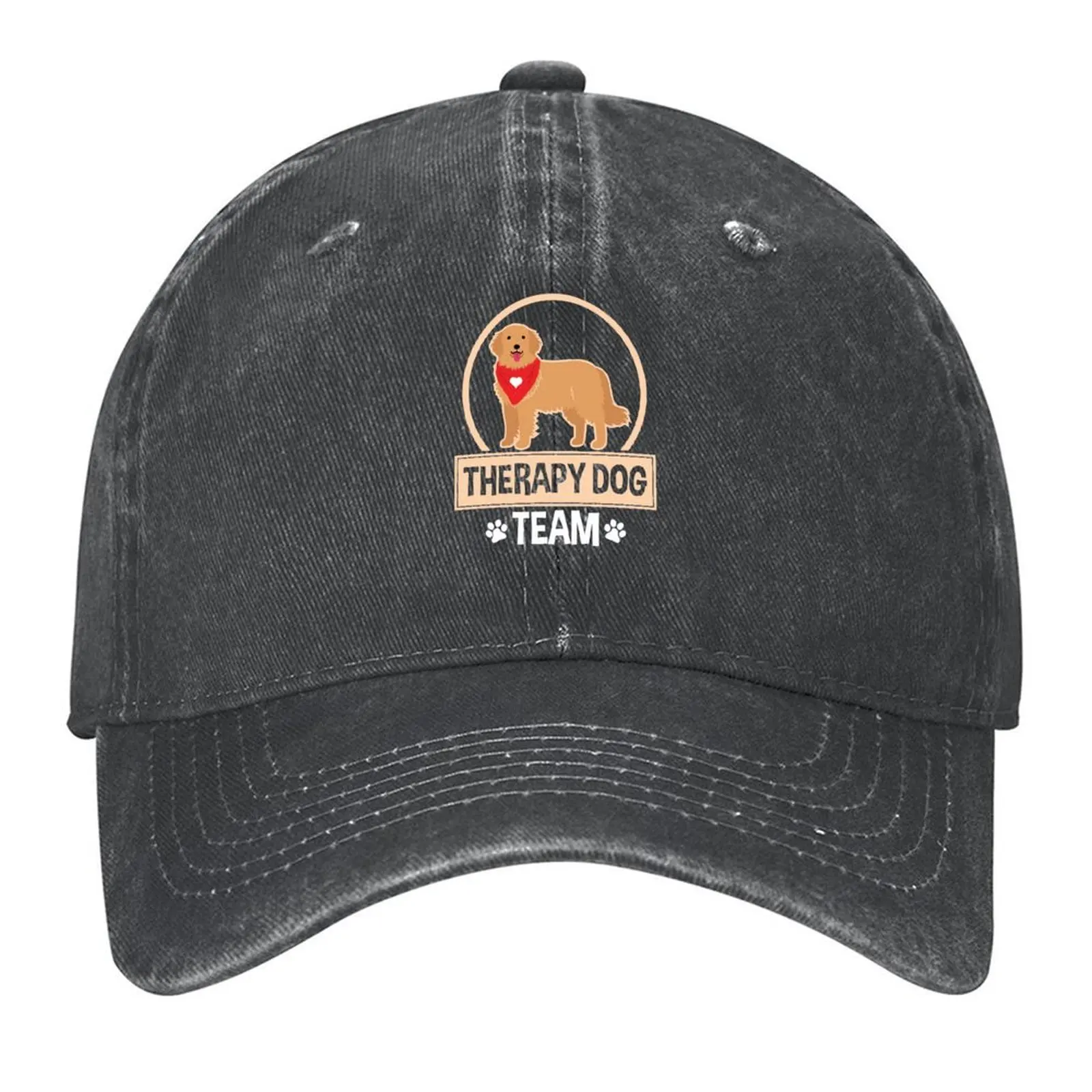 

Therapy Dog Team Baseball Cap dad hat Horse Hat Golf Hat Man Christmas Golf Men Women's