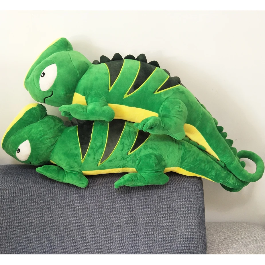 Green Chameleon Children Stuffed Plush Toy Birthday Gift