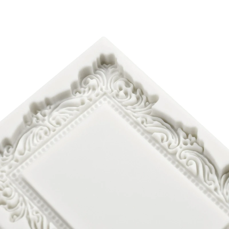 قالب إطار الصورة الأوروبي لتزيين الكيك مصنوع يدويًا #3