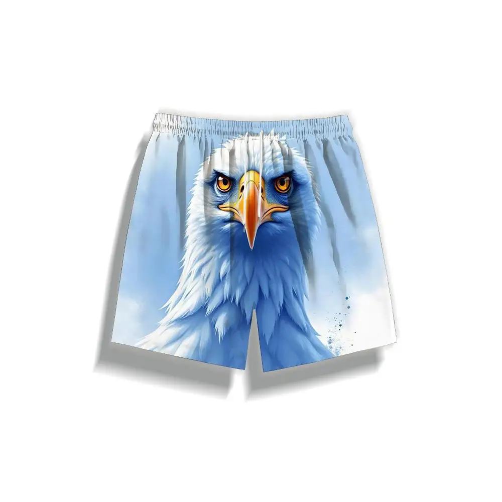 

1pcs Men's Short swim trunks2026 Summer 3D Printed Short sleeve Quick drying Breathable running baggy sweatpants Polyester