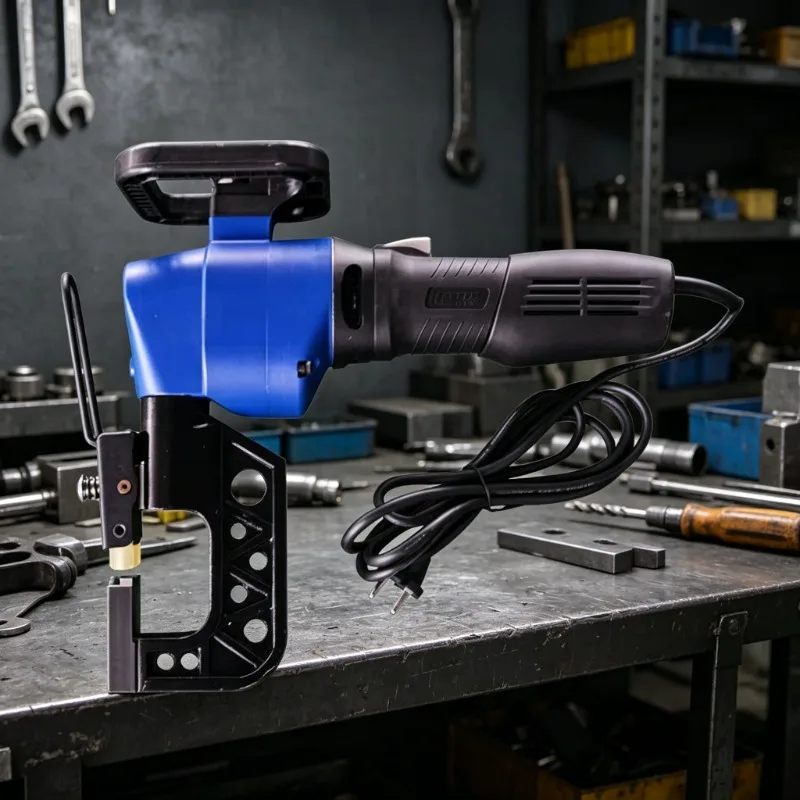 Industrial Grade Stainless Steel Automatic Duct Riveting Machine TDC Electric Riveter for HVAC Flange