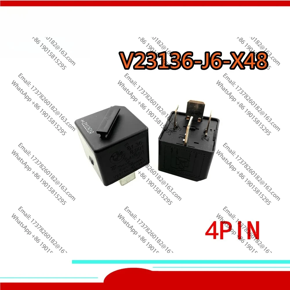

5PCS/lLOT New Automobile relay V23136-J6-X48 61.36-6 901469/01 12VDC 4PIN