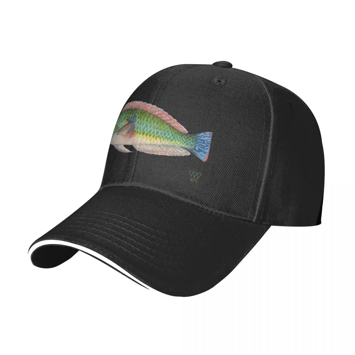 Green Parrot Fish Baseball Cap New Hat Luxury Cap Men's Baseball Women's