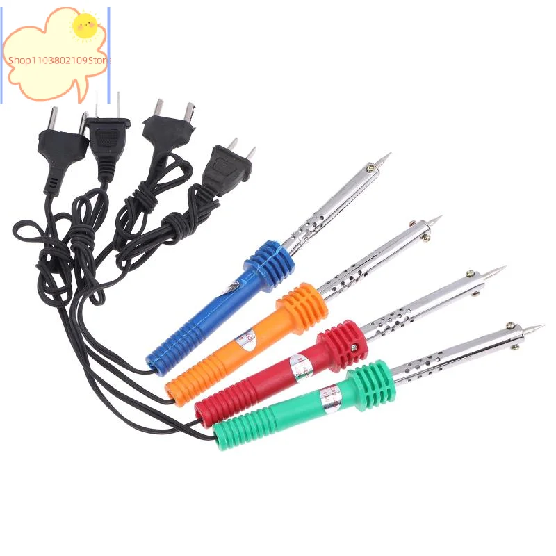 [TL]40W Electric Soldering Iron Solder Pen European/American Plugs Soldering Iron Pixel Tools Portable DIY Welding Tools