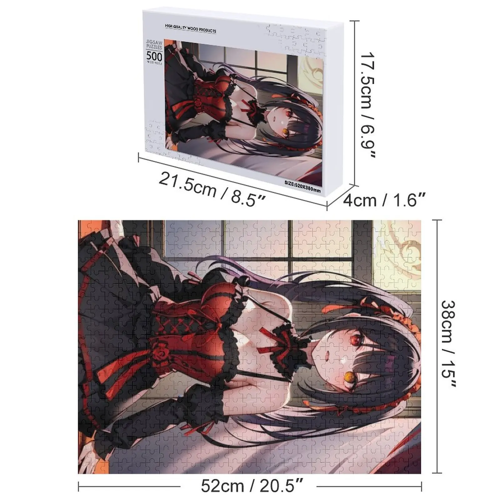 Kurumi Tokisaki, Date A Live, Puzzle anime Giocattoli natalizi Puzzle personalizzato