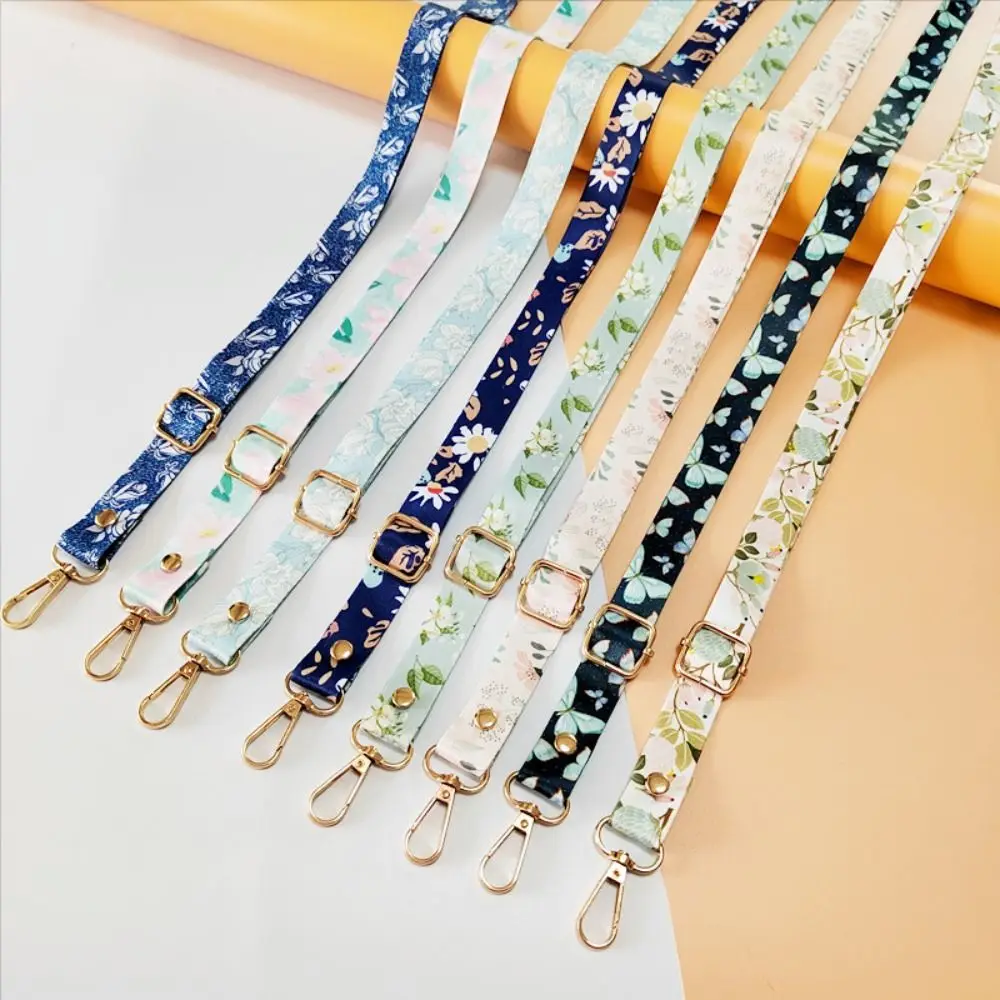 Fashion Flowers Phone Lanyard Universal Adjustable Phone Anti-lost Rope Phone Case Chain Straps