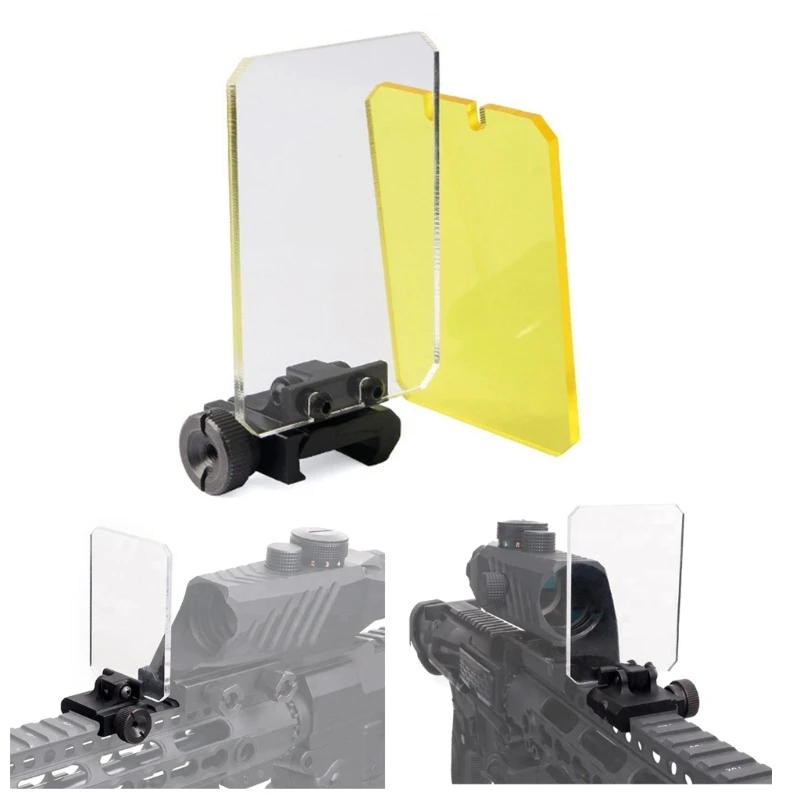 2 set Tactically Foldable Lens Screen Protector Scope Dots Sight Cover Goggles Protector Eyes Protections Cover