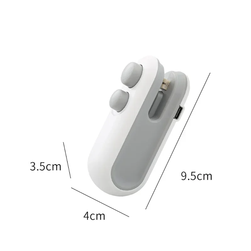 Portable Mini Sealer 2 in 1 Heat Sealer For Snacks Home use rechargeable sealers Vacuum Sealer Snacks plastic bag heat sealers