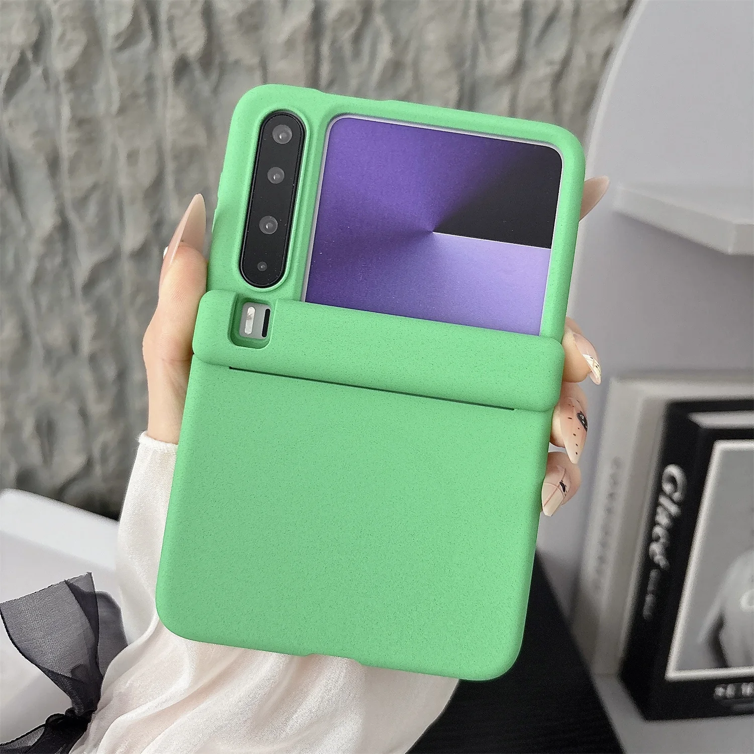 

Ultra-Thin Hard PC Matte Frosted Magnetic Hinge Case for Huawei Pura X Wireless Charging Folding Protective Cover Funda