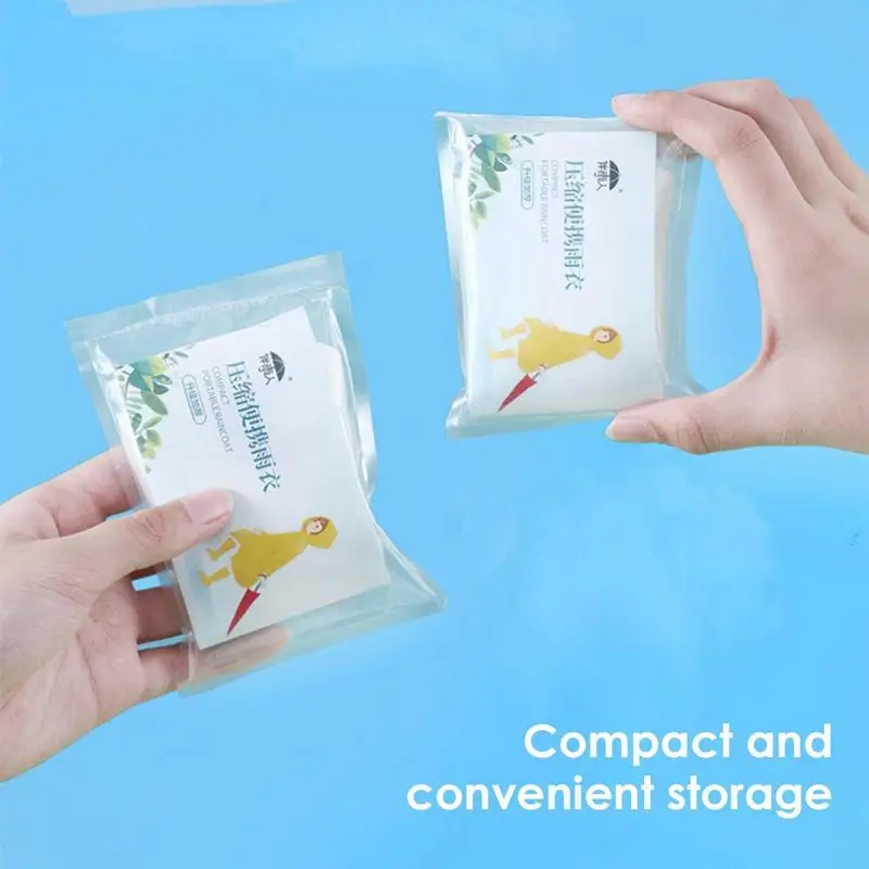 Портативный утолщенный дождевик для путешествий на открытом воздухе легкий дождевик водонепроницаемый Женский Мужской одноразовый походный дождевик с капюшоном