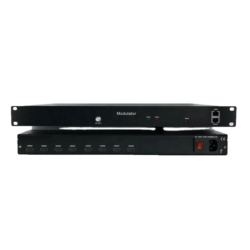 Multi-Channel H.264/H.265 HEVC 1080P HD Encoder Modulator with IP/RF Output and 5-Year Warranty