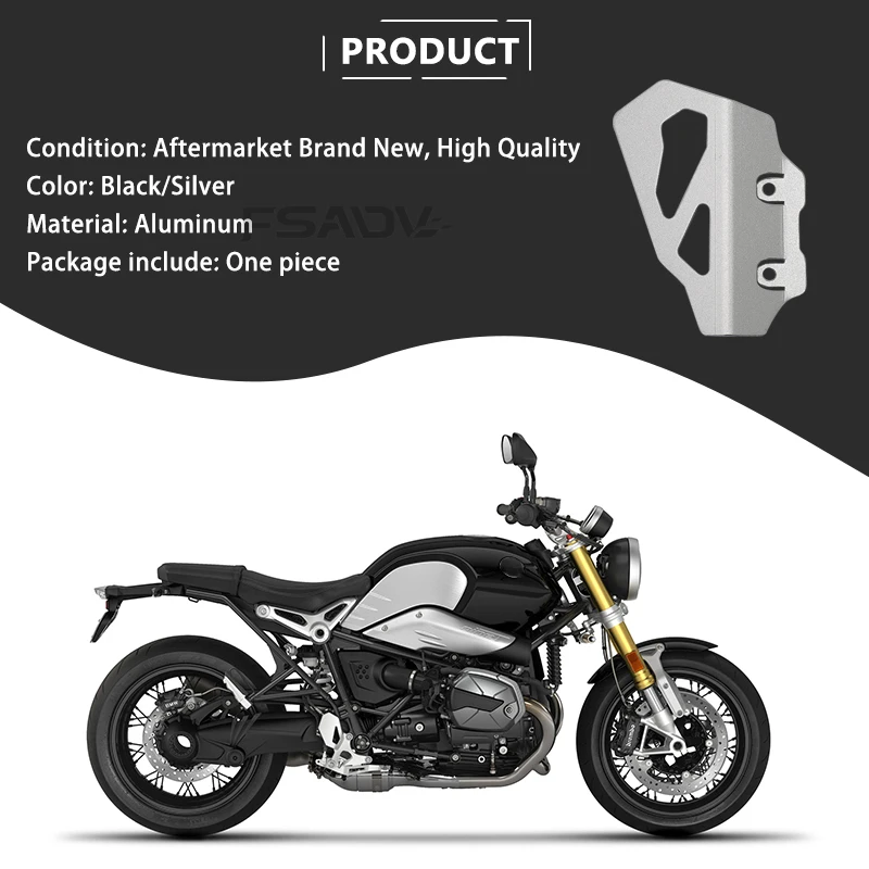 For BMW R NINE T R nineT Urban G / S 2014-2023 2022 Motorcycle Rear Brake Master Cylinder Guard Brake Pump Cover Guard Protector