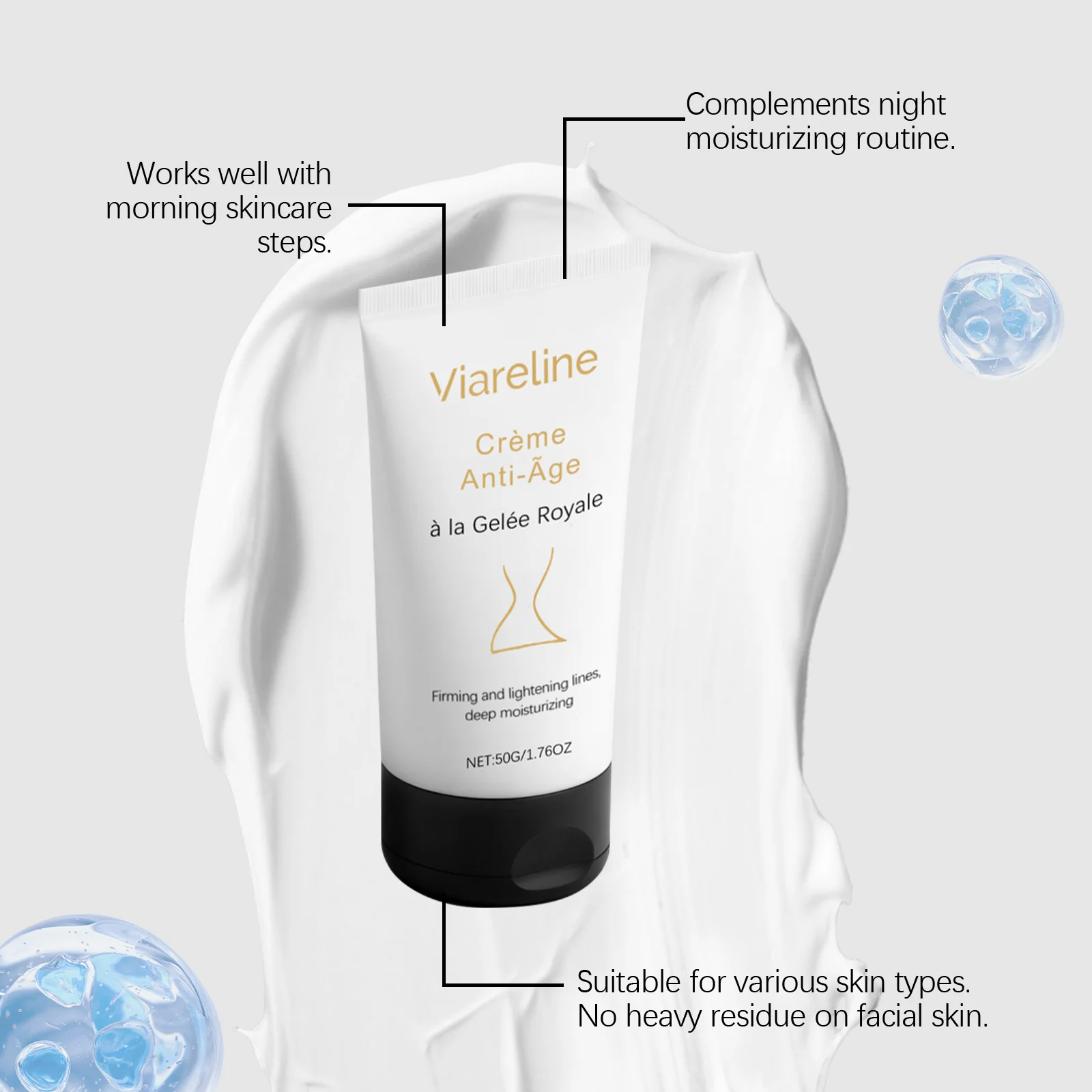 Firming Face Cream Hydrating Lifting Fade Fine Lines Reduce Wrinkles Brightening Soothing Softening Repair Tightening Face Cream