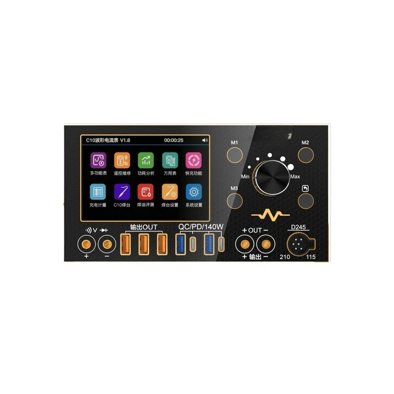 Waveform ammeter, high accuracy, current detection