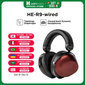 HIFIMAN hotsell HE-R9 Wired Nano-coated-drivers Closed-Back Headphones