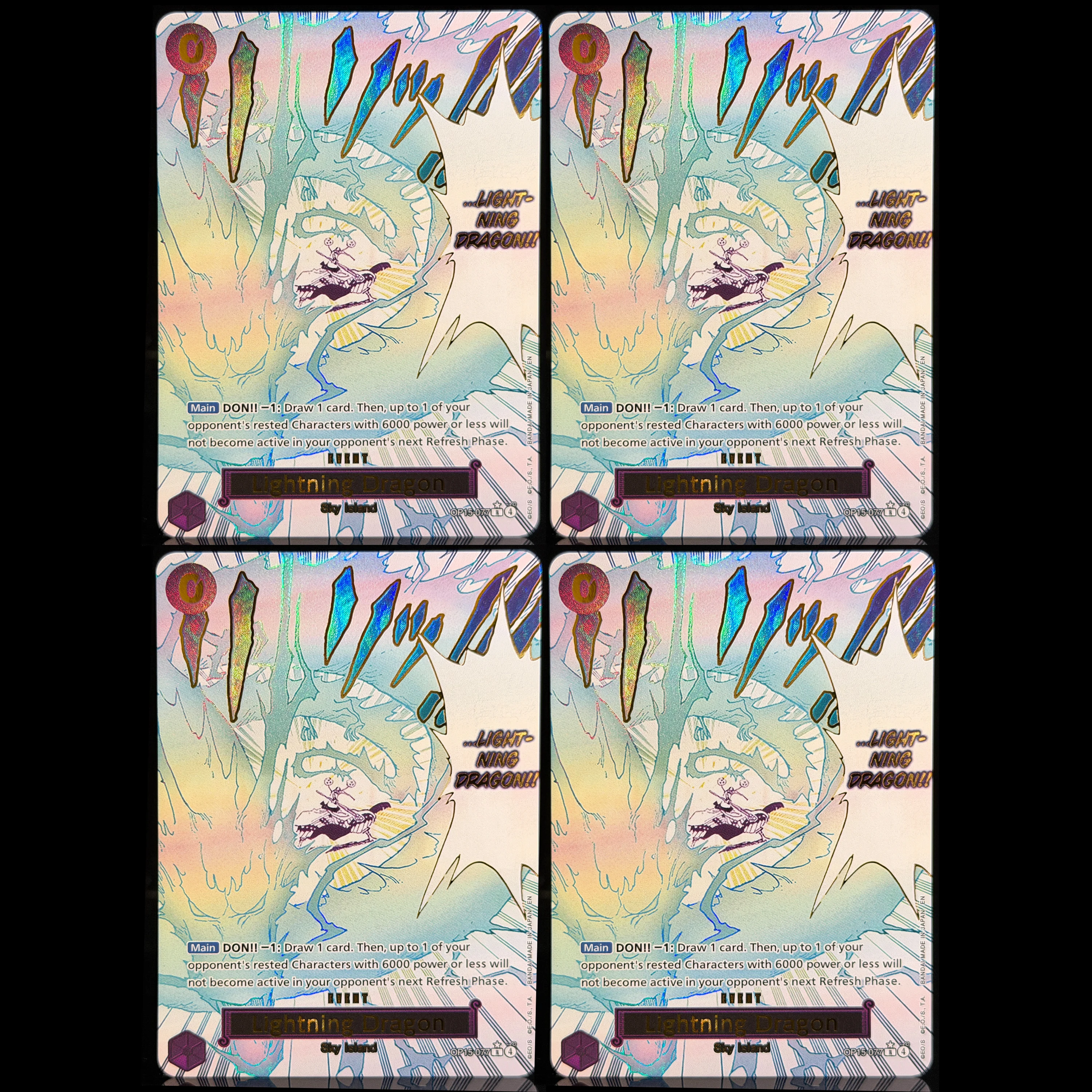 One Piece Anime TCG OPCG Manga SEC Rare Play Set OP16 OP15 Borsalino Ace Enel & More Holo Chase Hardcore Collectors Proxy Cards