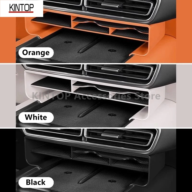 Caja de almacenamiento multifuncional debajo de la pantalla para LI AUTO LIXIANG L7/L8/L9 22-23, accesorio para productos interiores automotrices