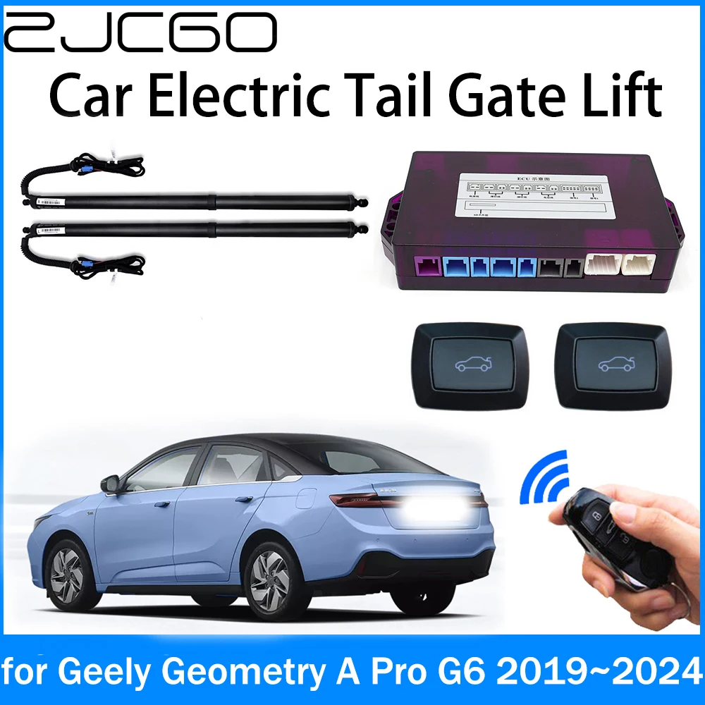 ZJCGO Power Trunk Electric Suction Tailgate Intelligent Tail Gate Lift Strut for Geely Geometry A Pro G6 2019~2024