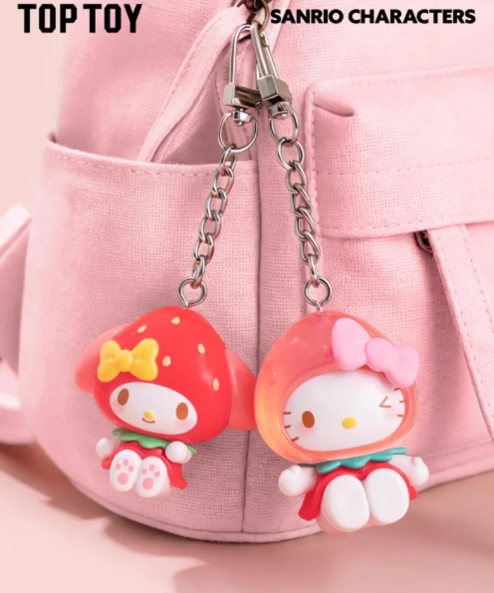 

Toptoy Authentic Strawberry Sugar Mini Blind Box Cute Bag Pendant Anime Figurine Keychain Desktop Decor For Collectors