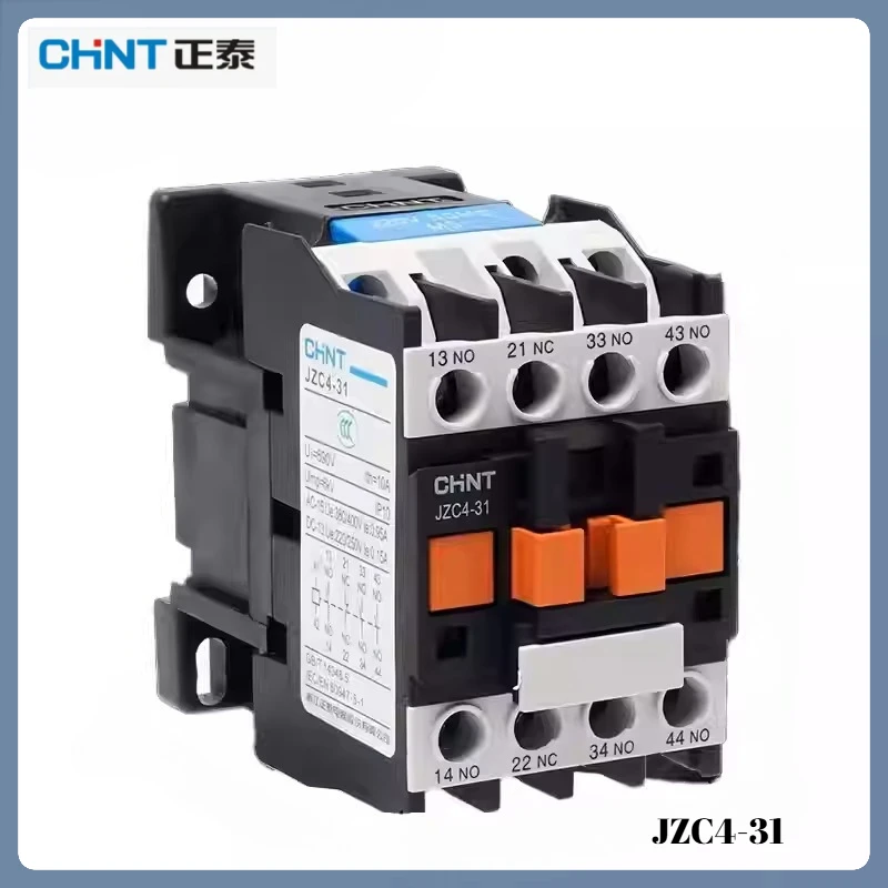 

Chint JZC4-31/13 AC Contact Relay 24V/36V/110V Anti-Oxidation Silver-Nickel Contacts Low Maintenance for Long-Term Use