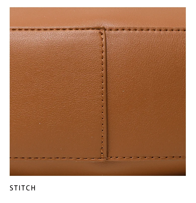 AIDRANI Damen Echtleder Rindsleder Unregelmäßige Halbmond-Umhängetasche Einzel-Schulter Achseldesign Halbkreis-Handtasche – Detail 12