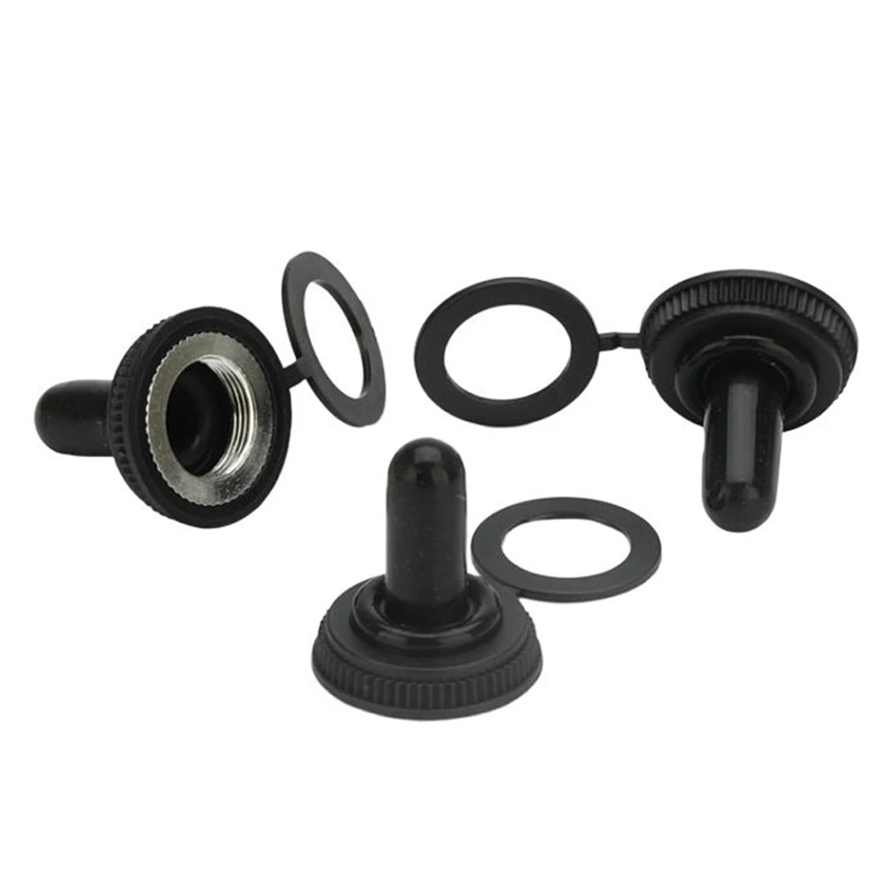 5PCS/LOT 6mm Switch Cap Waterproof Cover Caps For MTS Toggle Switches 12mm Rubber Sleeve Cap for KN switch