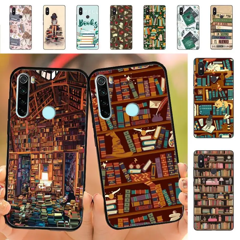 Illustration Read Books Phone Case For Redmi Note 4 X 5 A 6 7 8 Pro T 9 Pro 9S 10 Pro 11 Pro 11S 11Epro PocoM3pro