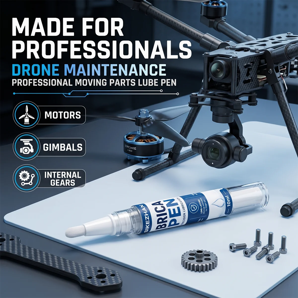 Lubrificante para Drone 10ml: - Fpv Drone Quadcopter avaliação e preço