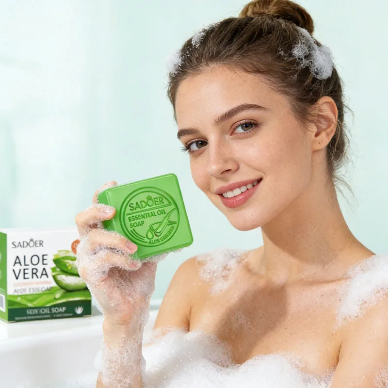 Aloe Hand Soap, Deep Cleaning, Rich Foam, Fresh Fragrance, Suitable for Both Men and Women for Washing and Bathing