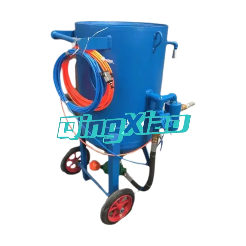 Rust Removal Sandblasting Machine Small Mobile High-pressure Sandblasting Tank Equipment Refurbishment Sandblasting Machine