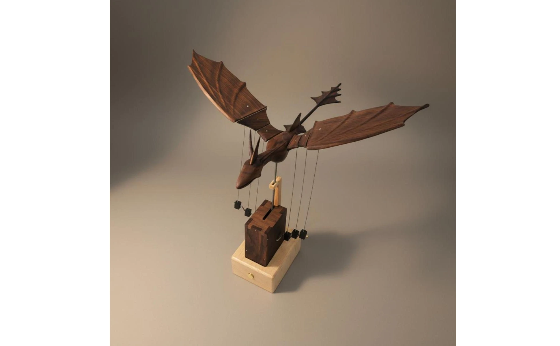 Wooden Dragon Statue Walnut Finish Wooden Dragon Figurine Table Ornament Handmade Home Decor Artistic Design for Office, Shelf Wooden Dragon Statue Walnut Finish Wooden Dragon Figurine Table Ornament Handmade Home Decor Artistic Design for Office, Shelf