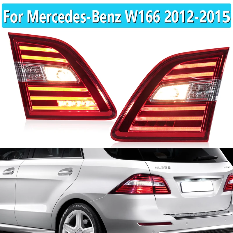 Wewnętrzne światło tylne LED do samochodu Mercedes-Benz W166 Tylne światło LED do ML300 ML350 ML400 2012 2013 2014 2015 Stylizacja samochodu