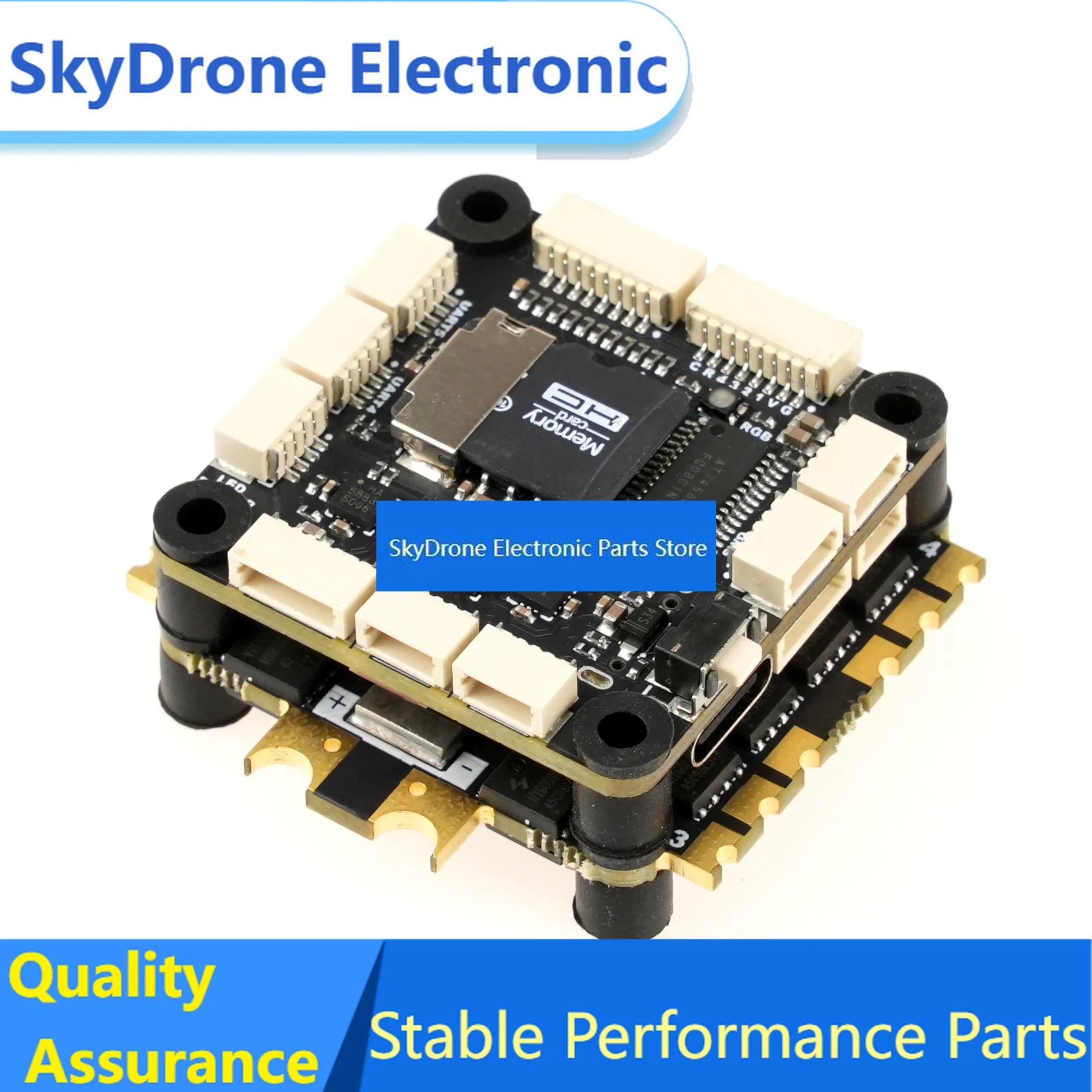 SkyDElMicoAir H743 V2 BMI088 30.5×30.5 2-6S 55A Flight Stack BlueTooth Telemetry