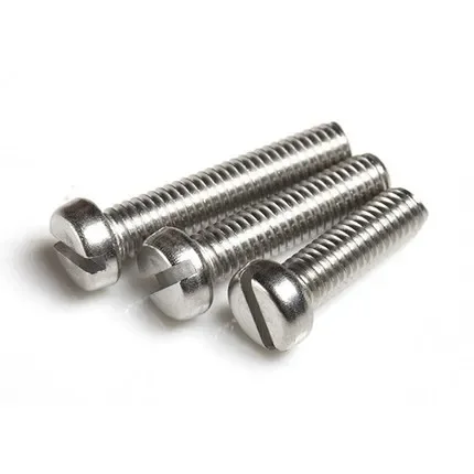 30Pcs M3 Slotted cylinder head screws one word cup headel screw mechanical bolts stainless steel bolt GB65 4mm-50mm Length