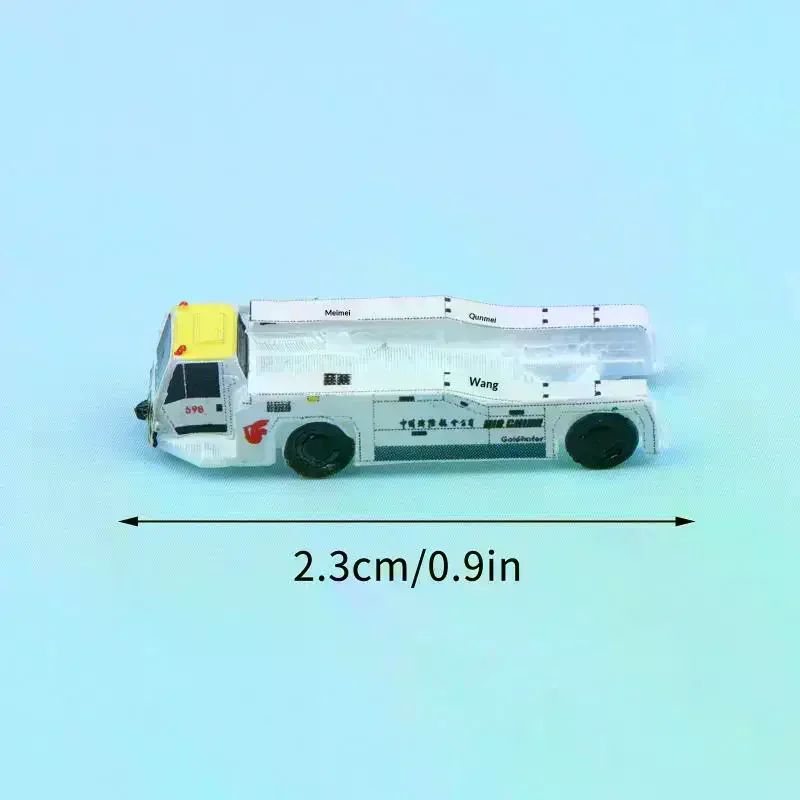 1:400 4 Rounds Airport Ground Handling Car Simulation Model Suitable For 380 Wide-body Aircraft view 6