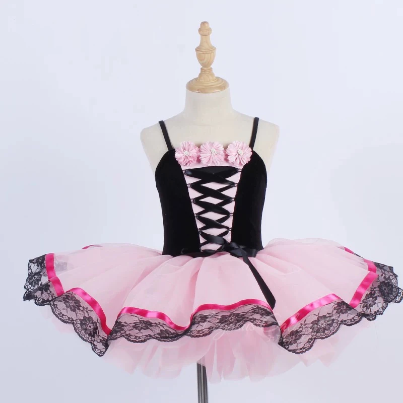 

Ballet Swan Dance Skirt Children Elegant Pink Ballet TuTu Dress Girls High Quality Standard Ballet Dance Skirt
