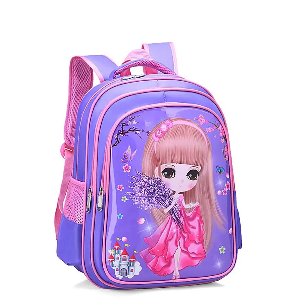 Cute Large Capacity Schoolbag Washable Breathable Back Pad Shoulders Bag Waterproof Cartoon Versatile Backpack Student