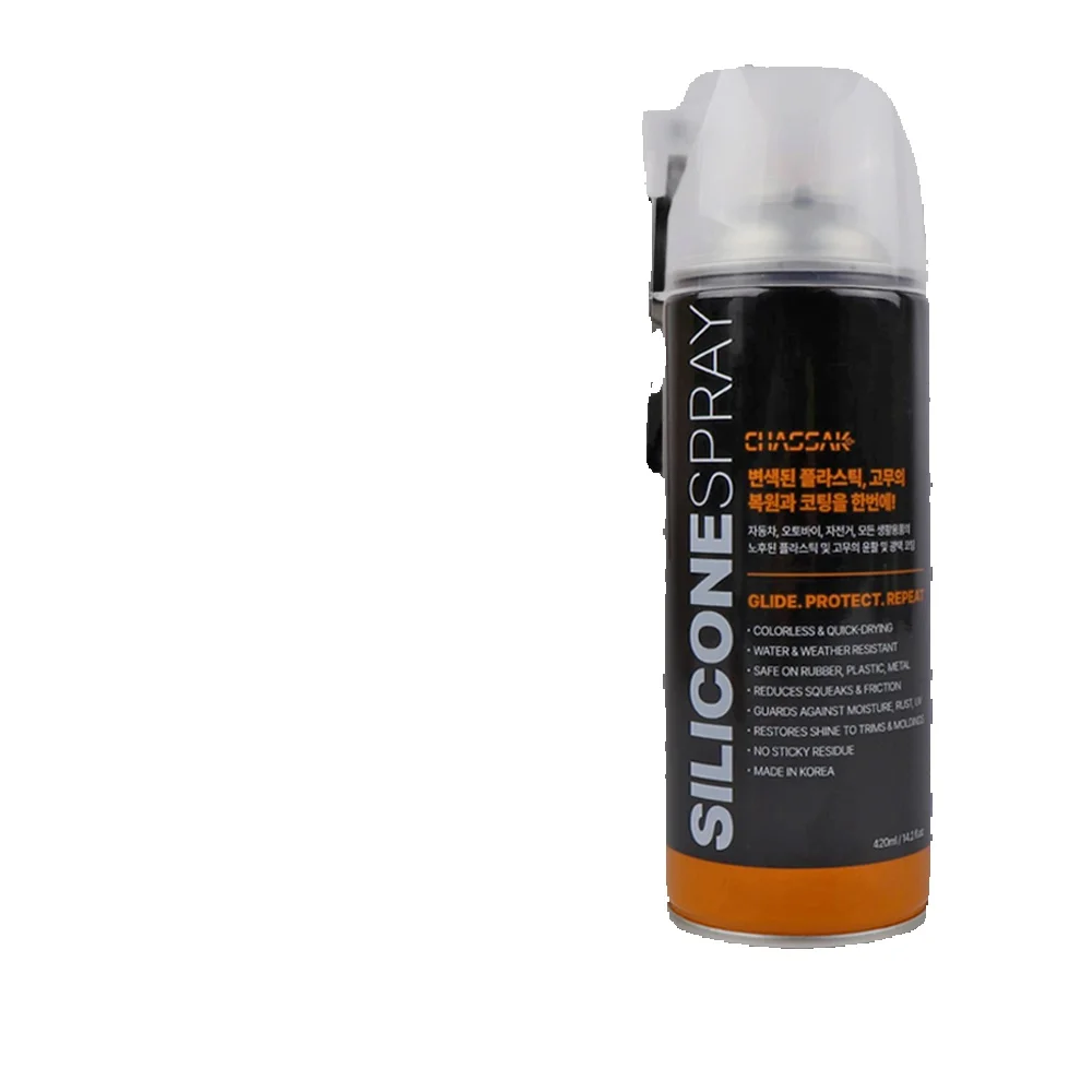 Cartem Silicone Spray Coated Plastic Restored Rubber Lubricant for Vehicle