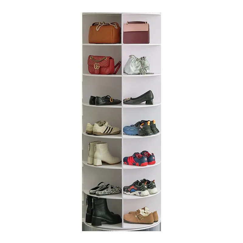 Fotografia 6: Suporte giratório para sapatos, suporte para bolsas 360 °   Suporte giratório para sapatos, de várias camadas