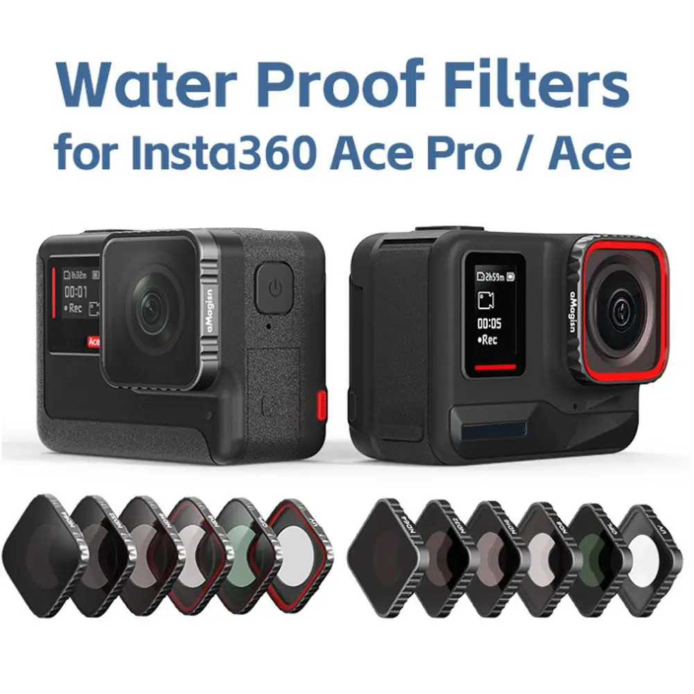 Für insta360 ace pro objektiv filter cpl uv nd ND16-PL schutz wasserdicht zubehör kamera aktion ND32-PL spiegel filter fi h7z3